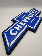 Chevrolet Chevy Bow Tie Classic 3d Wall Sign S10 Silverado Corvette Camaro