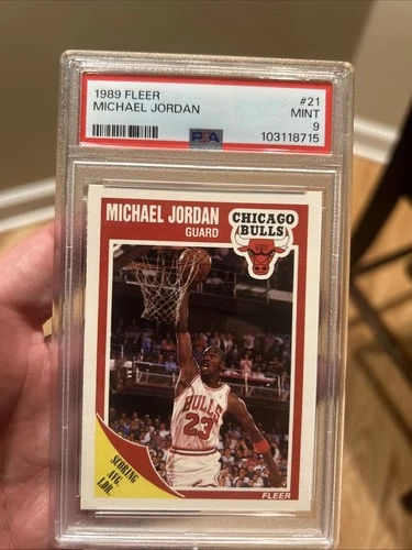 1989 Fleer Michael Jordan #21 PSA 9 MINT BULLS