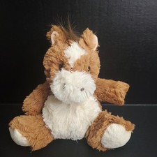 Animal Alley Plush Brown Horse 9" Geoffrey Inc Beanbag Bottom ToysRUs 2007