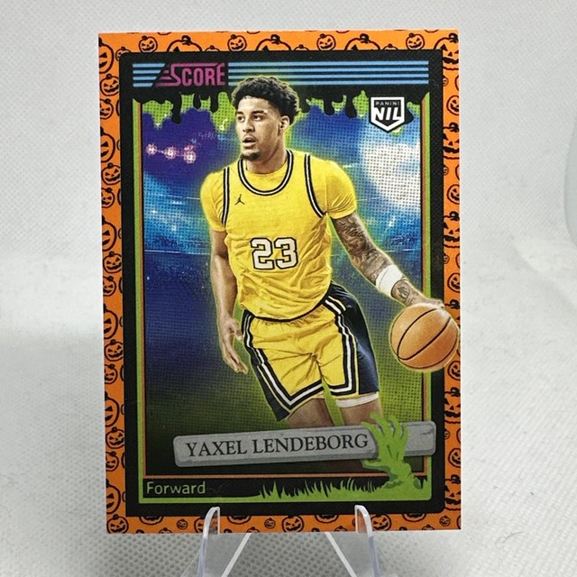 2026 Panini Score-A-Treat Yaxel Lendeborg #29 Pumpkins Golden State Warriors NIL