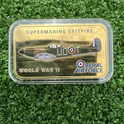 Der Supermarine Spitfire Goldbarren - 80 Jahre seit dem Ende des Zweiten Weltkriegs.