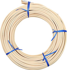98 Feet 1/8 Inch 4 Reed Spline for Chair Cane Webbing Repair Weaving Craft