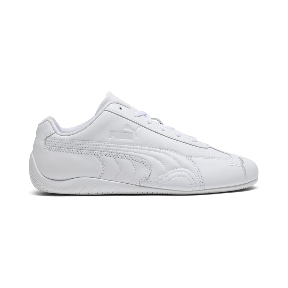 PUMA Speedcat Leather  Womens White Sneakers Casual Shoes 40591002