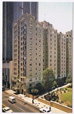Postcard Mayflower Hotel Los Angeles California