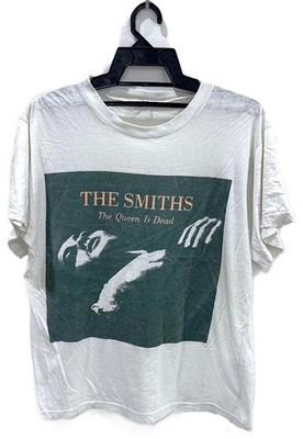 THE SMITHS the Queen is Dead Rock Tour Concert T-shirt Morrissey White PP2753