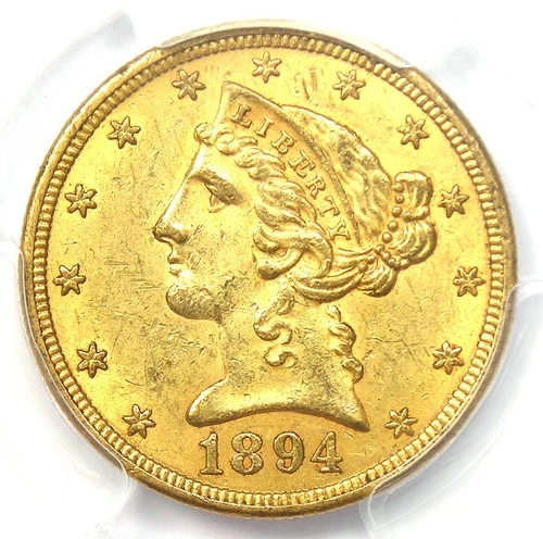 1894-S Liberty Half Eagle — photo from the most recent tracked eBay sale