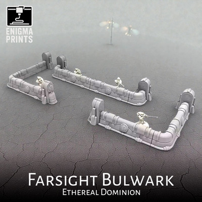Farsight Bulwark - 28mm 3D Printed Greater Good Tabletop Wargaming Terrain