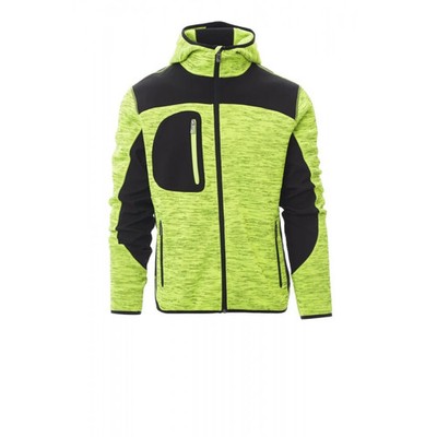 Payper  TRIP Jacke Softshell-Strick fluogelb/schwarz, Gr. XL, 000453