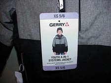 GERRY 4 IN ONE BOYS JACKET SIZE XS 5/6 WITH HAT NWT