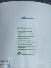 WORCESTER Bosch, GREENSTAR 30CDi System Boiler. Works Good Condition.