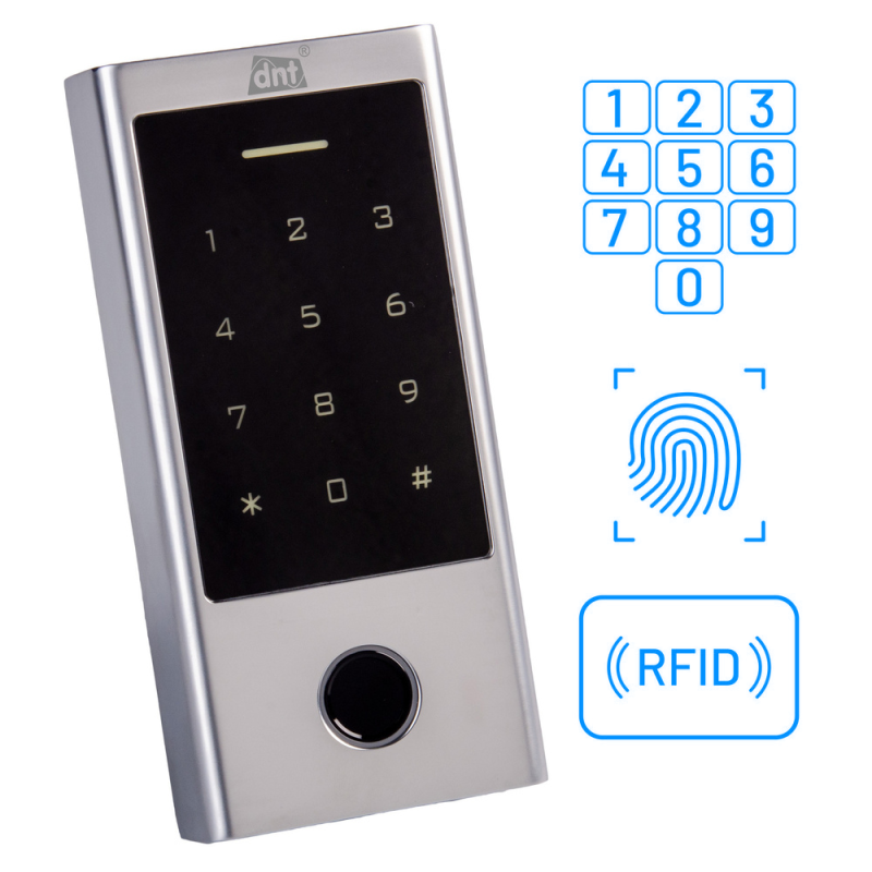 dnt Fingerprintcodeschloss BioAccess PRO, kapazitiver Fingerprint-Sensor, Zahlen