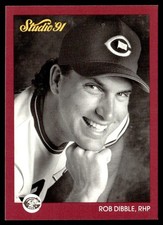 1991 Studio Rob Dibble Cincinnati Reds #163