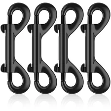 ERKOON 3.5 inch Double Ended snap Hooks,110lbs Metal Clips Load Capacity Zinc...
