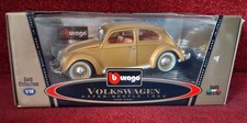 BBURAGO  VOLKSWAGON 1955 KAFER BEETLE GOLD EDITION COD 3361 VW BUG MADE IN ITALY