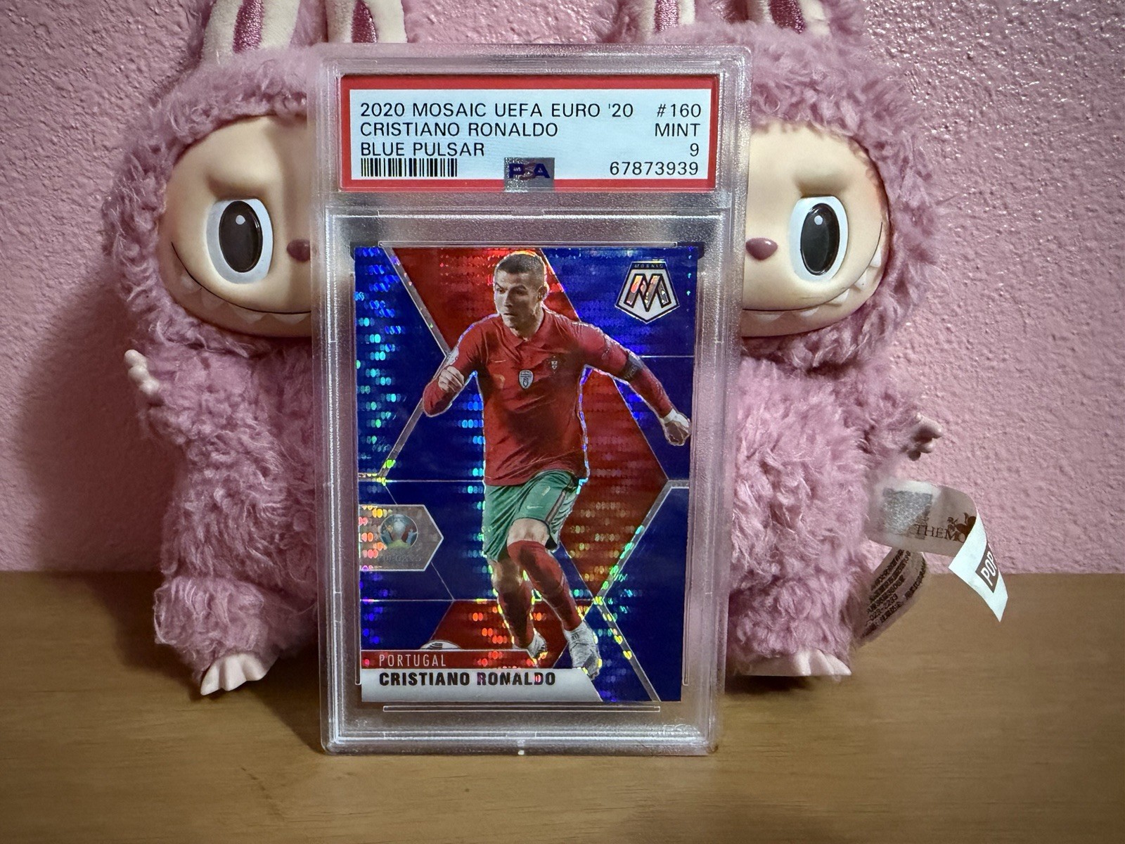 Panini 2021 Mosaic UEFA Euro 2020 Cristiano Ronaldo #160 Blue Pulsar 