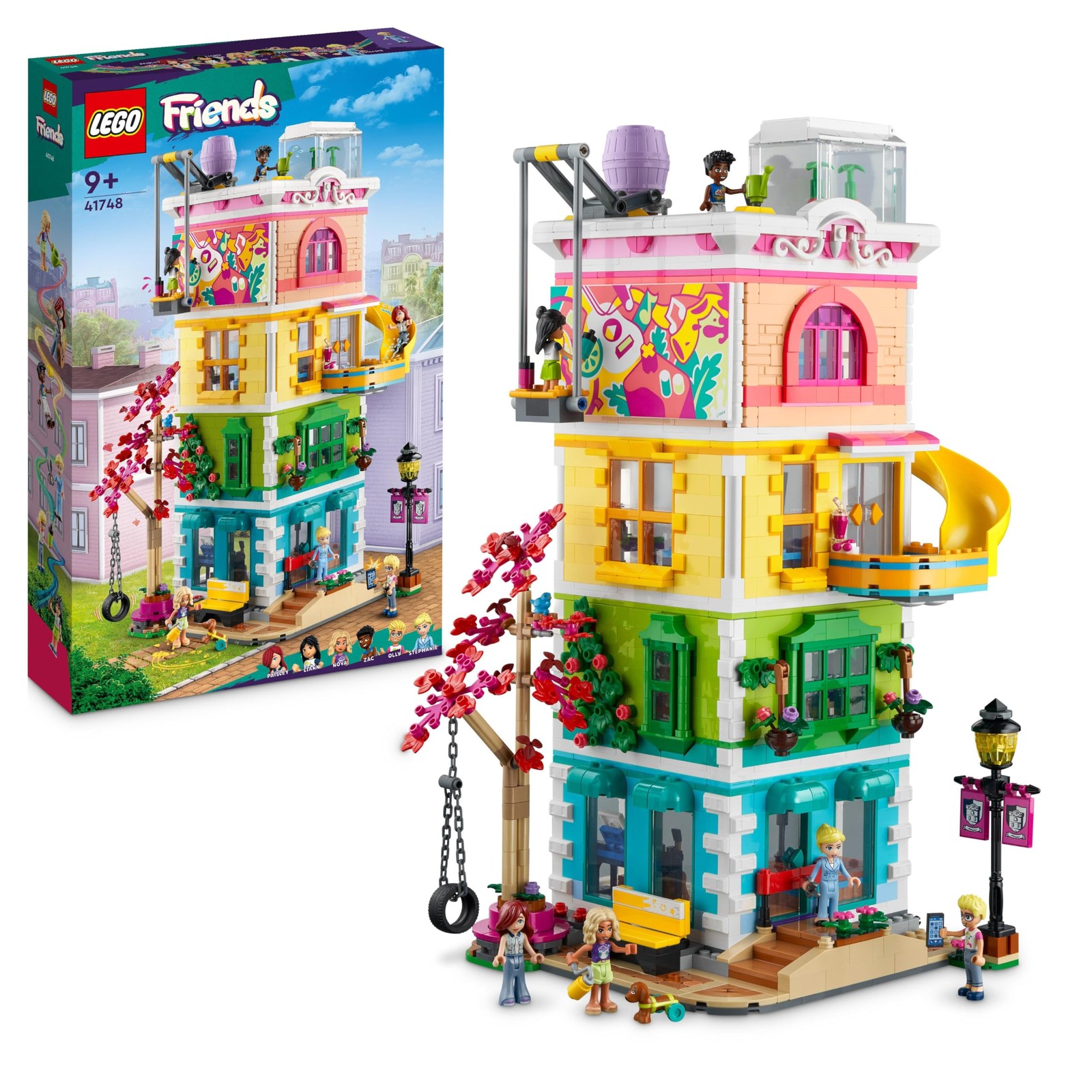 LEGO Friends Centro Comunitario di Heartlake City - Set Modulare a 5 Piani con 6
