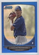 2013 Bowman Draft Top Prospects Chrome Blue Refractor 82/99 Taylor Guerrieri e5r