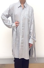 lange Seidenbluse gestreift LOEWE Tunika Hemd...