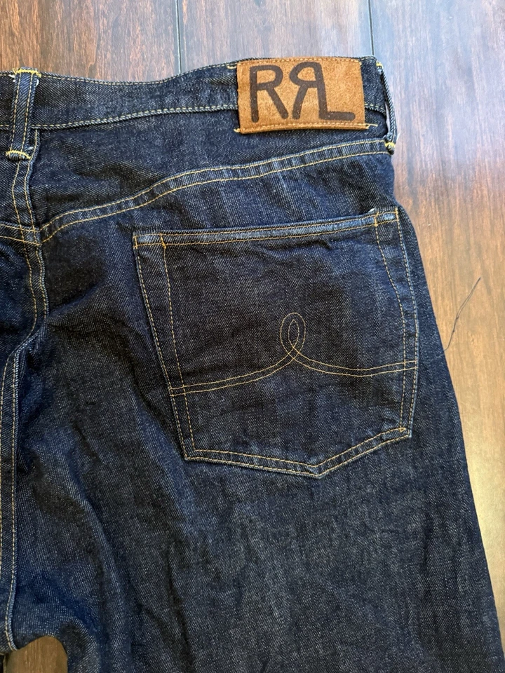 Jeans de pierna recta RRL 38x32 **Defectos** Foto 4 de 4