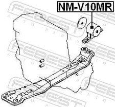 Support moteur Nissan ALMERA TINO