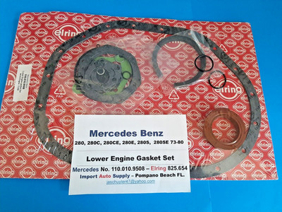 Mercedes Benz M110 Engine 280, 280C, 280CE, 280E, 280S, 280SE Lower Gasket Set