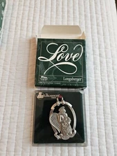 Longaberger Love Ornament And Basket Tie-ons, 1 Ornament Plus 3 Tie-ons