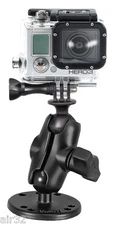 RAM Flat Suface Mount for GoPro, Virb, Vivitar HD, Most Other Action Cameras