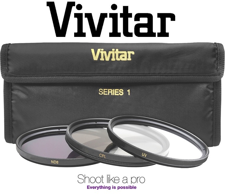 3-Pcs vivitar UV Polarizer and FLD Filter Kit For Canon EOS R10 R50 ...