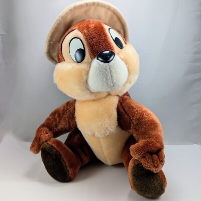 Vintage Chip n Dale Rescue Rangers 80s Plush Disneyland Walt Disney World 10.5''