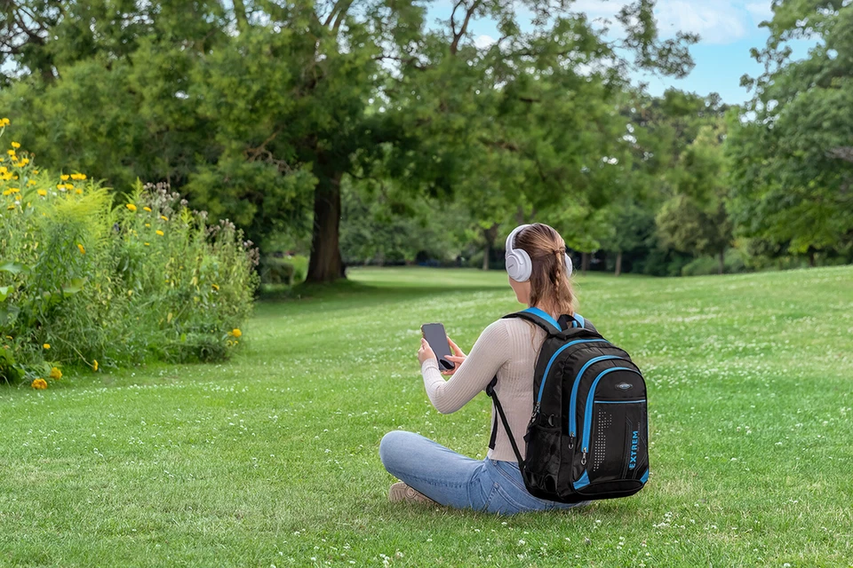 Rucksack Damen Herren Sport Schulrucksack Freizeit Reise Wandern Arbeit Backpack - Bild 4 von 4