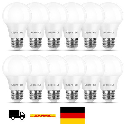 Lepro E27 LED Warmweiss Glühbirne, 8.5 Watt 806 Lumen