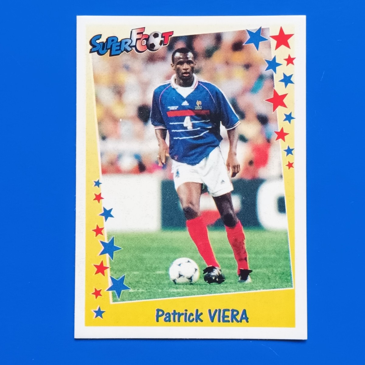 98/99 Panini Superfoot 1998 1999 Patrick Vieira Sticker #192 Viera