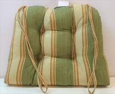 Resort Spa Outdoor Wicker Seat Pad ~ Pear & Sunflower ~ 20" x 15" x 4" NEW