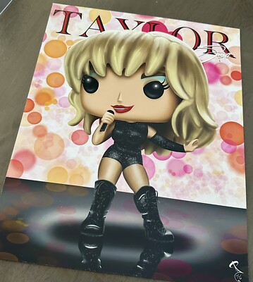 Taylor Swift Funko Style print
