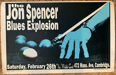 FRANK KOZIK poster JON SPENCER BLUES EXPLOSION Screenprint Original signed Big