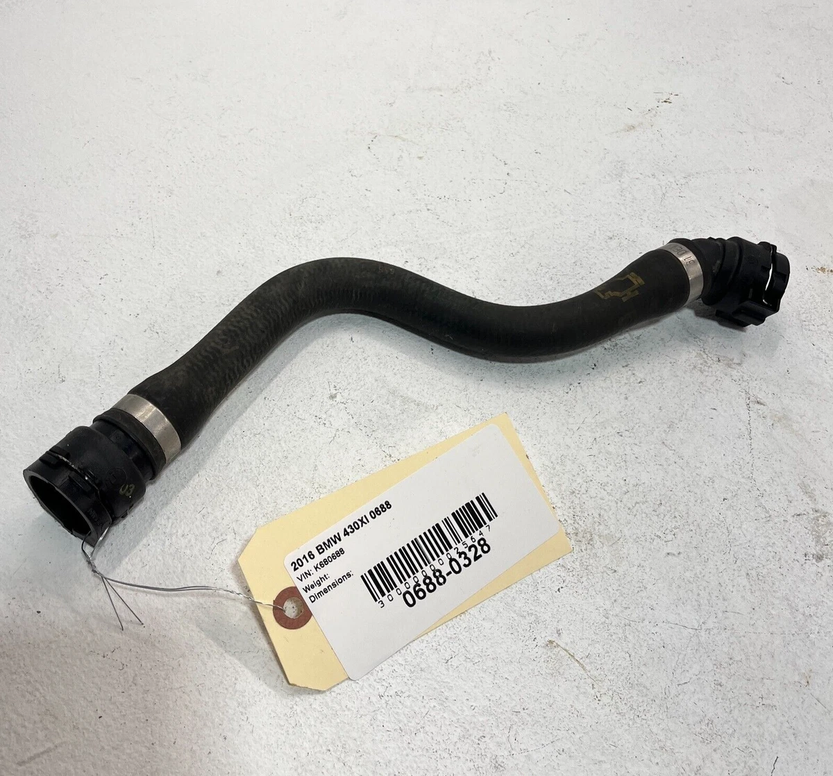 2017-2020 BMW 430i ENGINE MOTOR RADIATOR COOLING COOLANT HOSE PIPE 