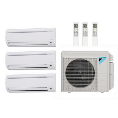 38 000 Btu 17.7 Seer Daikin Ductless Mini Split Heat Pump System -  7K-7K-24K for sale online | eBay