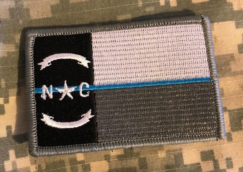 VELCRO® BRAND Fastener Morale HOOK North Carolina Raleigh State Patches
