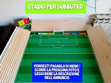STADIO INTERO IN LEGNO PER SUBBUTEO, TRIBUNA, CURVA PERSONALIZZABILE.