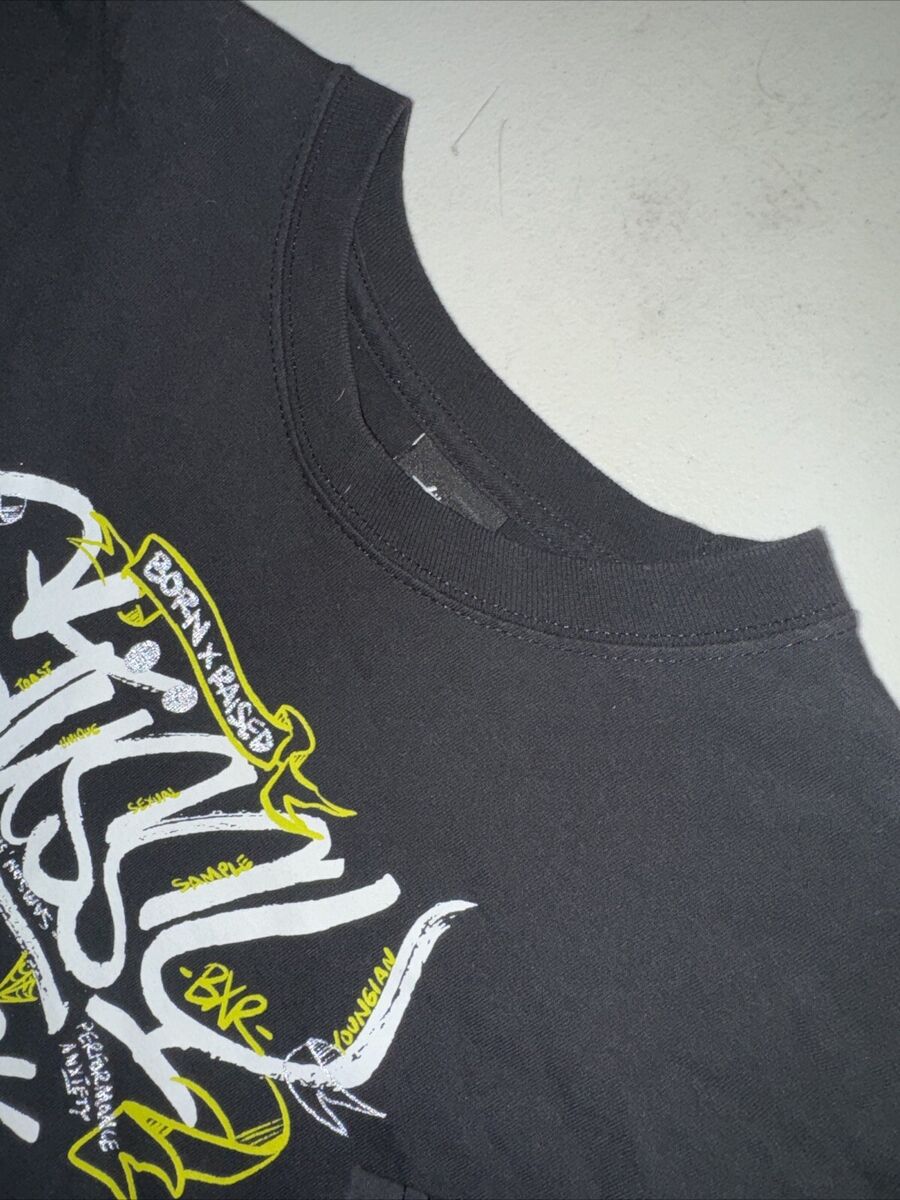 Stussy Born X Raised Handstyle Shirt XXL Box Logo Rare Vtg Stussy Born X Raised Handstyle Shirt XXL Box Logo Rare Vtg