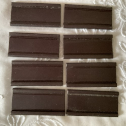 Magnetic Channel Label Holder Lot of 12 Size 2" across For 3/4" Label Inserts