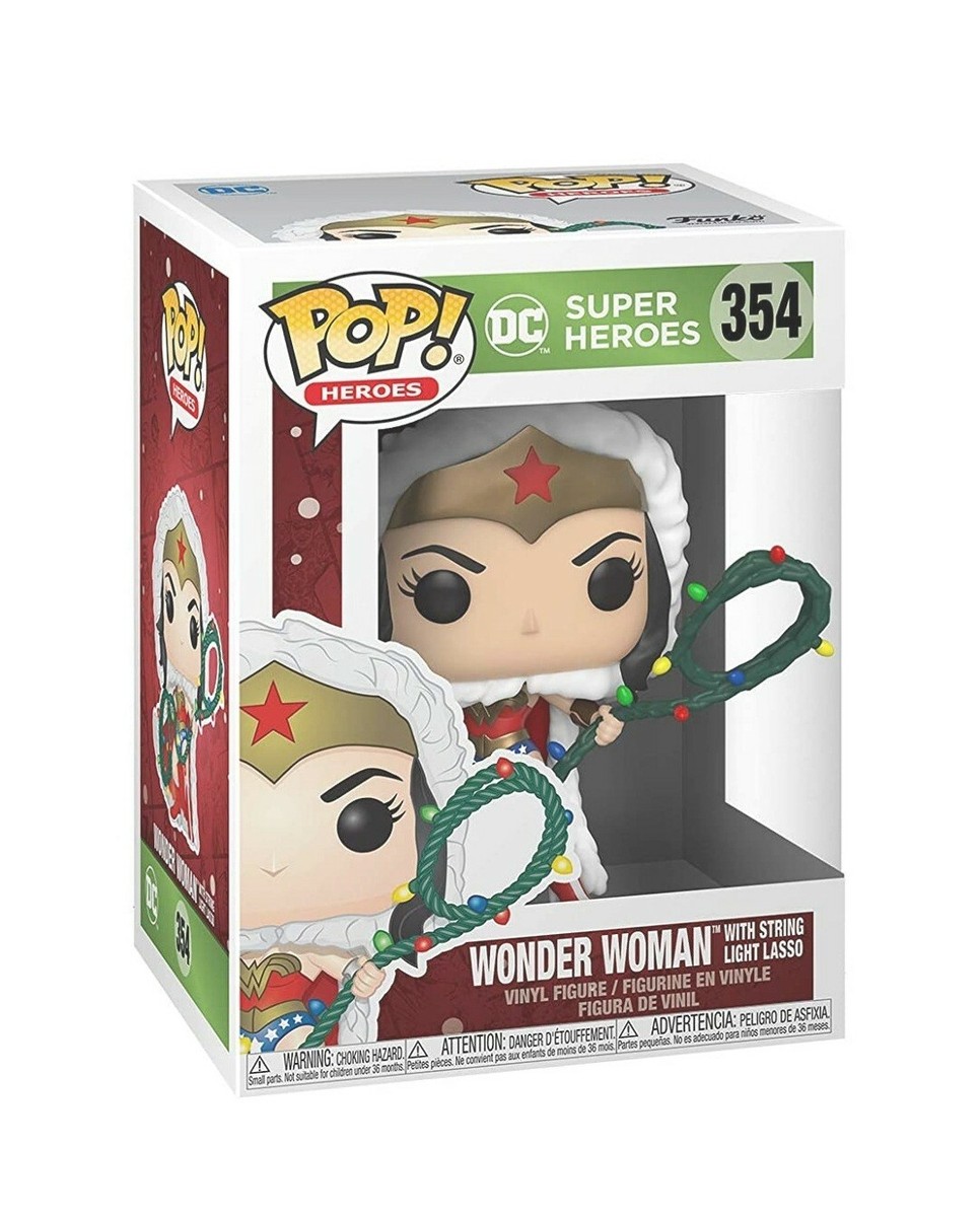 Funko Pop! Heroes: DC - Wonder Woman - (Val Choc) - DC Comics- Figurine en Vinyle à Collectionner - Idée de Cadeau - Produits Officiels - Jouets pour Les Enfants et Adultes