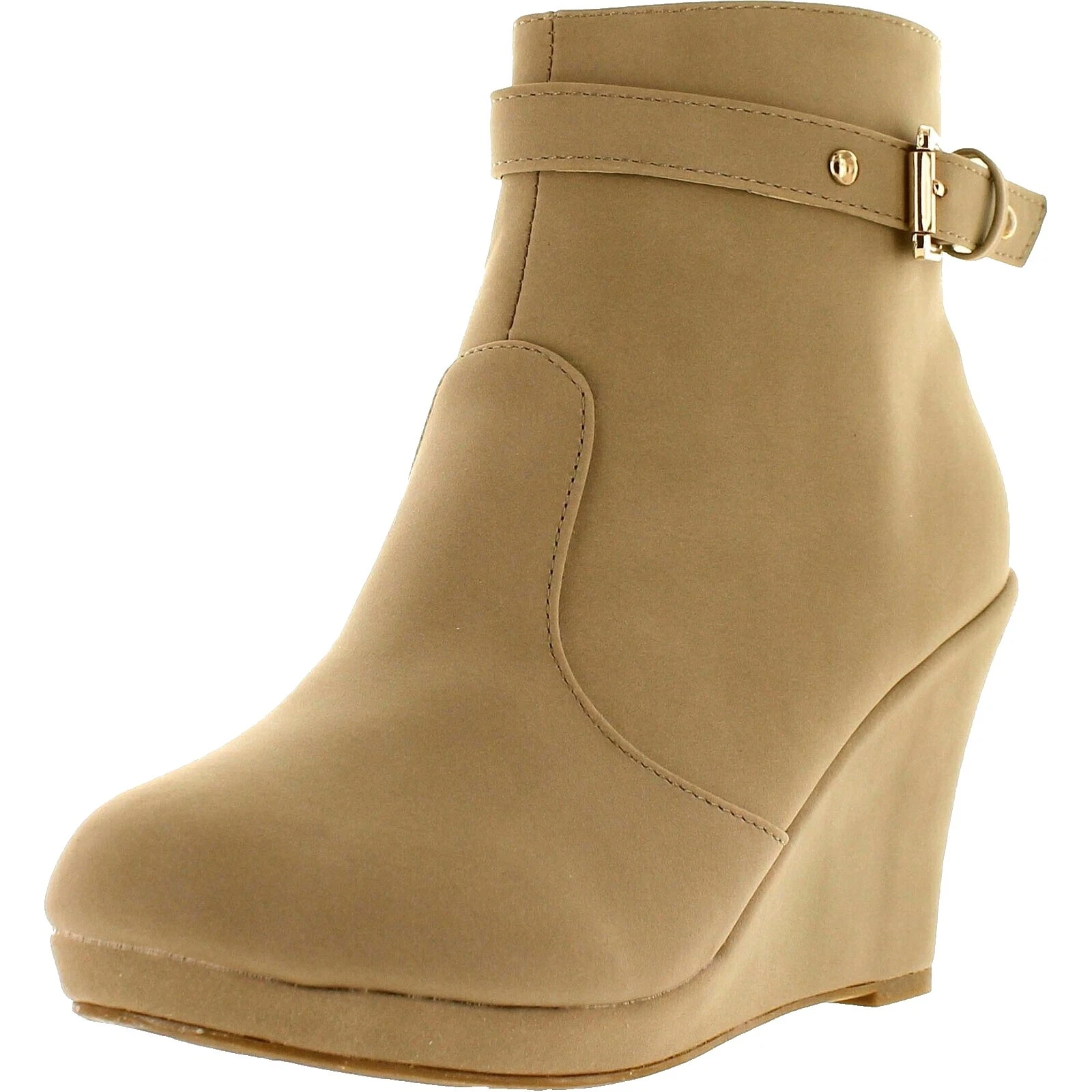 Brown Wedge Boots for Women