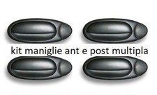 KIT SERIE MANIGLIE APRIPORTA ESTERNE 2 ANT + 2 POST NERE 4PEZZI FIAT MULTIPLA