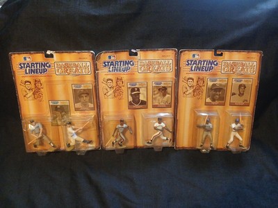 Starting Lineup Baseball Greats Ernie Banks Billy Williams Joe Mickey Willie +