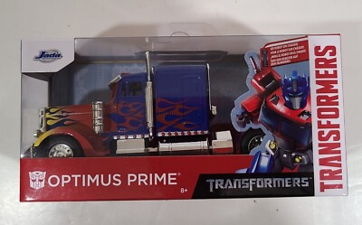 New Optimus Prime Diecast Semi Truck Toy Autobot Transformer 1:32