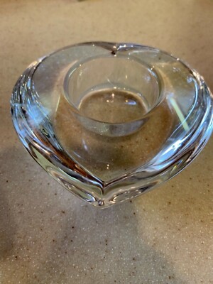 Orrefors Candle Holder - Heart