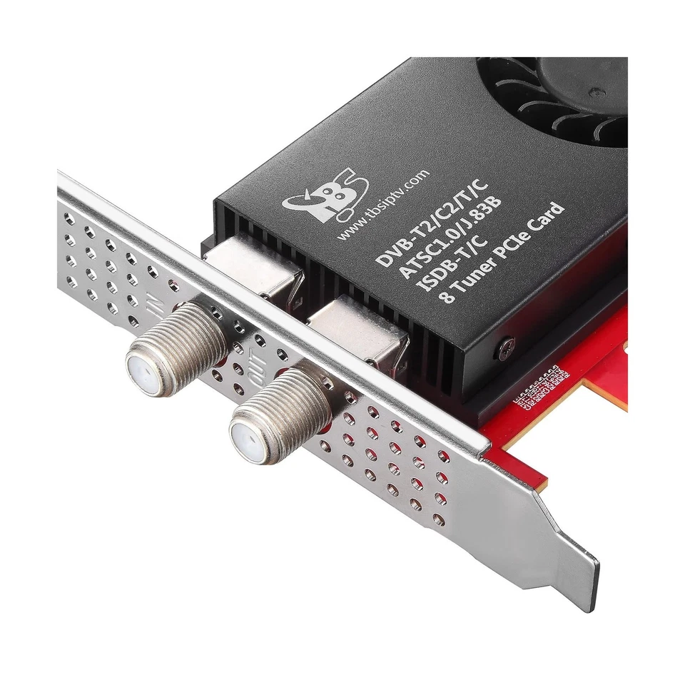 TBS 6209se DVB-T2/ C2/ T/ C/ ISDB-T Octa PCIe Digital TV Tuner Card for PC / ... - Image 4 of 4
