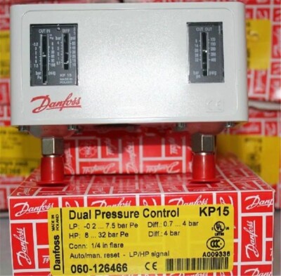 1pcs New In Box Danfoss Pressure Switch KP15 060-126466 060-1264 Fast Delivery