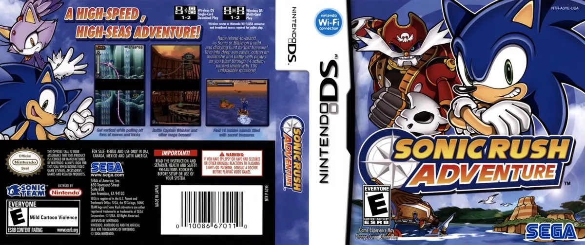 Sonic Rush Adventure (Nintendo DS)